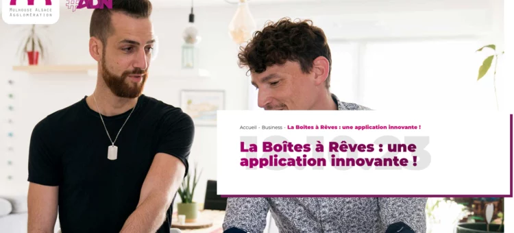 Jonathan et Cyril travaillent sur l'application innovante et gratuite La Boite à Rêves